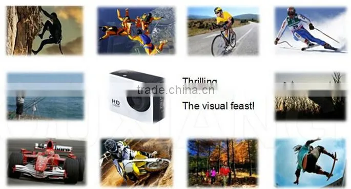 140 Degree HD Wide-Angle Lens Cheap Helmet Camera With Waterproof 30M