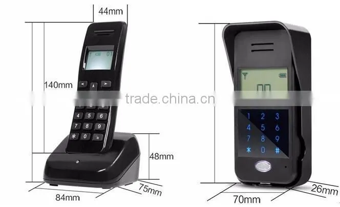Wireless audio door bell two way audio intercom Duplex intercom for villa and apartments