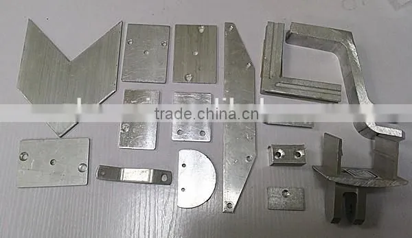 deep processing aluminium products / CNC aluminium profile / drilling hole ,milling ,tapping ,bending ,welding profile