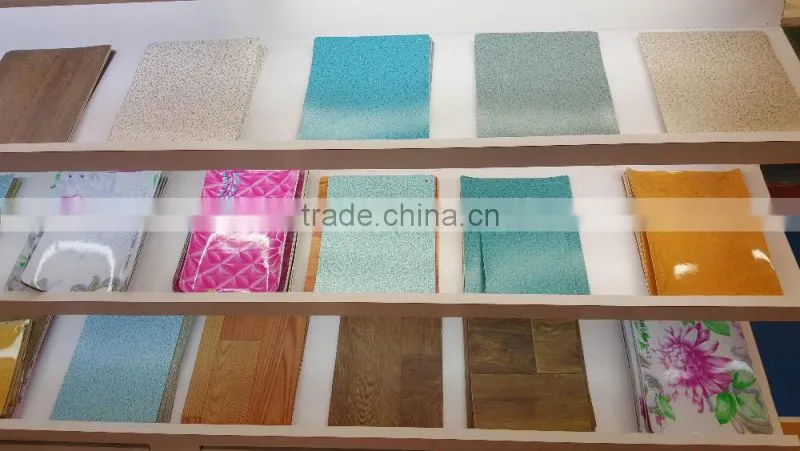Multiple design color Surface Treatment china plastic pvc flooring