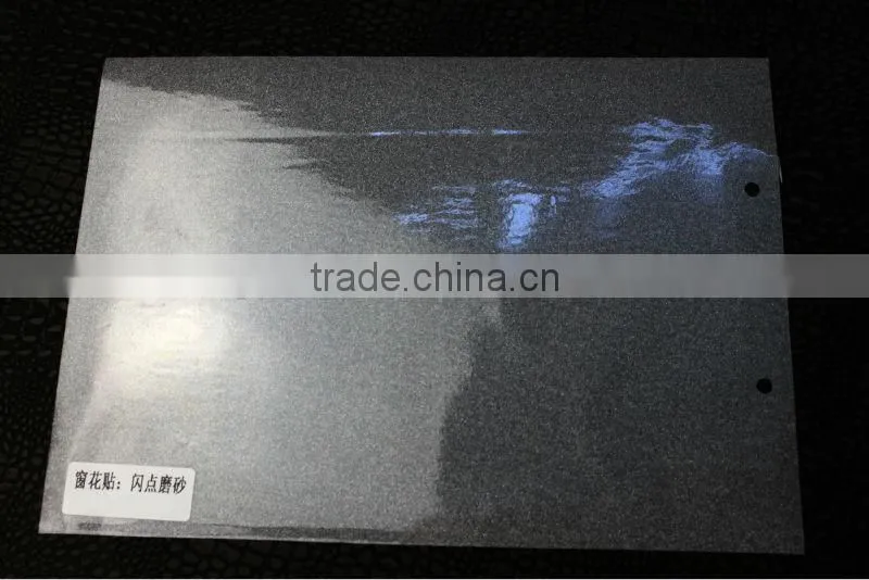 flat pvc frosted decorative film for glass