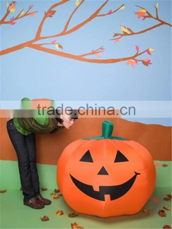 Yard decoration inflatable LED lights party halloween pumpkin