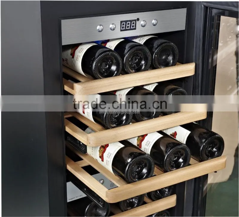 126 bottles single zone wine refrigerator cabinet