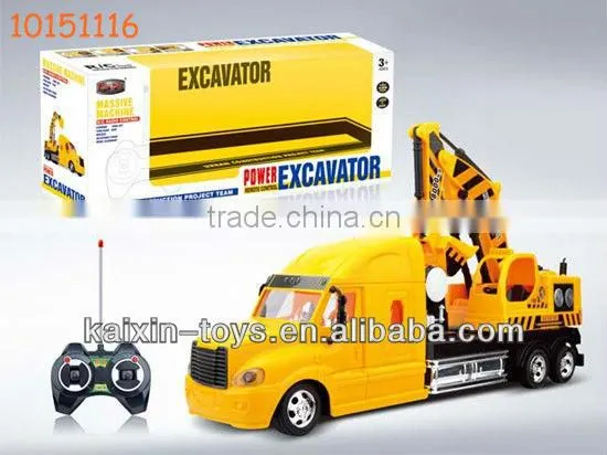 FULL FUNCTION R/C CAR CARTON EXCAVATOR WITH LIGHT