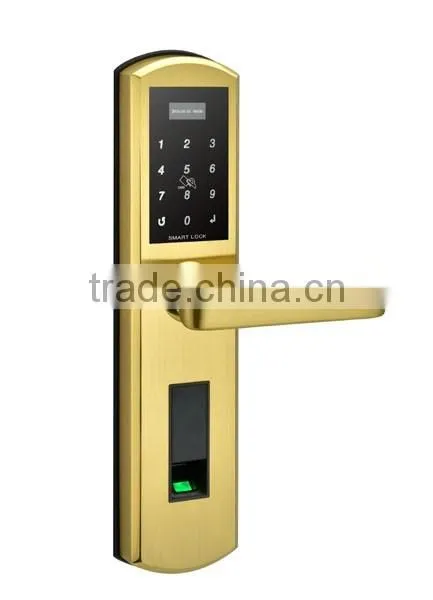304 Stainless Steel Fingerprint Password Keypad Scanner Door Lock, Biometric Fingerprint