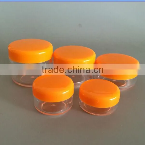empty cosmetic jars / round jars