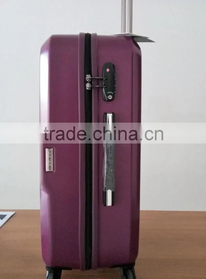 2016 Quality ABS+PC Bright colorful trolley luggage set