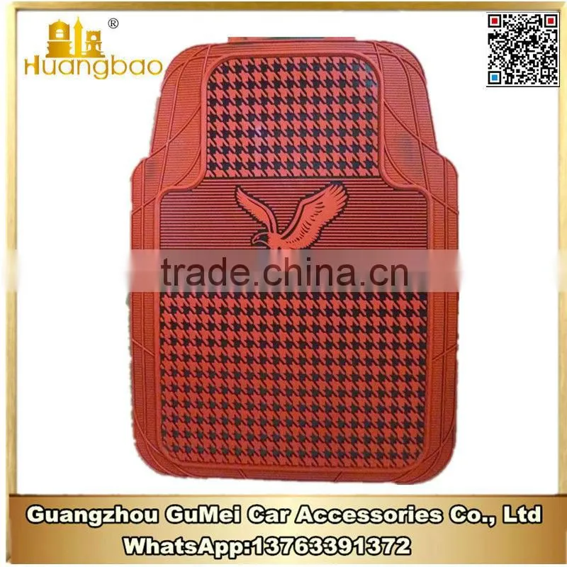 Automobile good quanlity universal car mats red pvc car mat