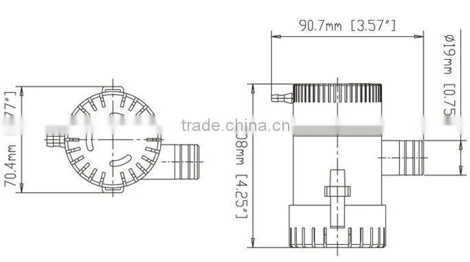 Submersible Pump Jabsco Pump Amarine-made 500GPH 12V Submersible Pump