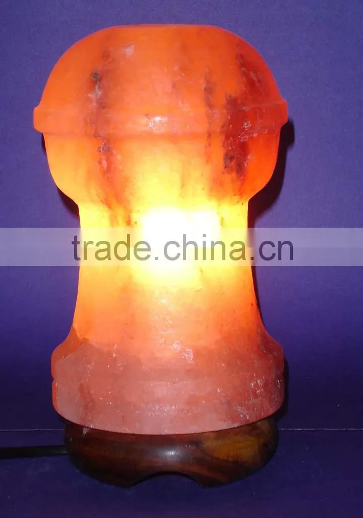 Unique Design Carved Mushroom Himalayan Rock Salt Lamp