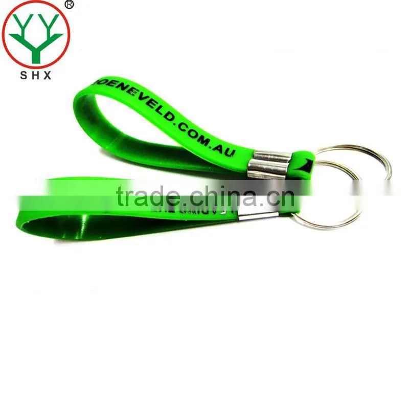 2012 olympics silicone bracelet key ring