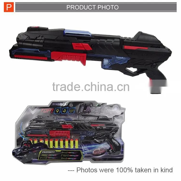 Crazy design battery operated air soft bbs gun toy with light and sound