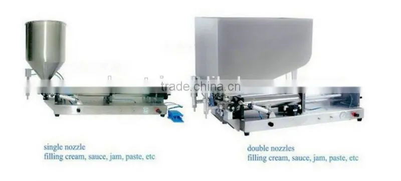 Semi-auto Skin Cream Paste Filling Machine