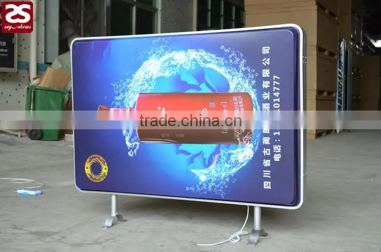 Outdoor advertising vacuum forming silk-screen double sides light box