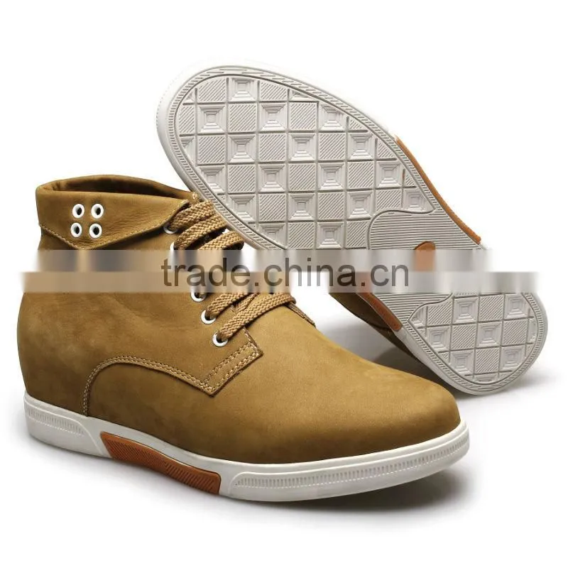 high heel boot/casual shoes mens / man leather boot