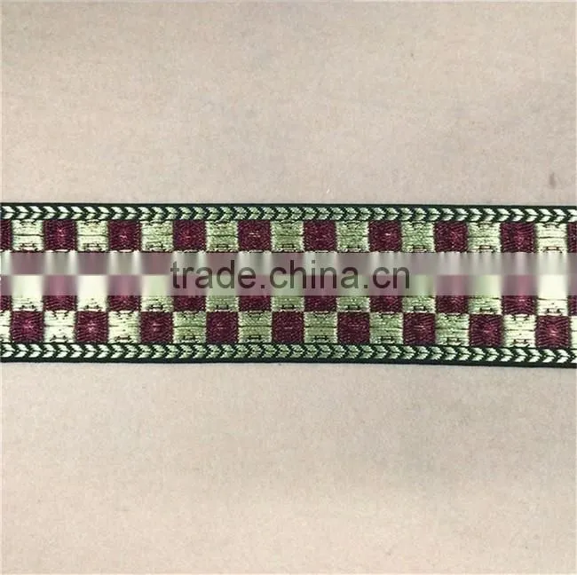 Colourful Jacquard Webbing/Ribbon For Clothing