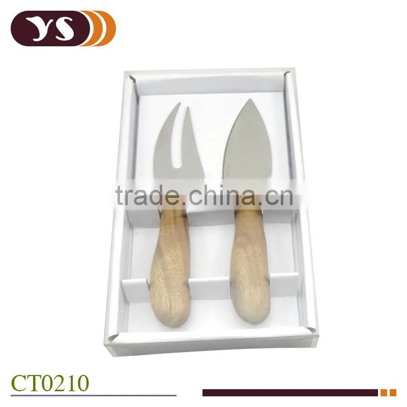 2 Pcs cheese fork and cheese knife set