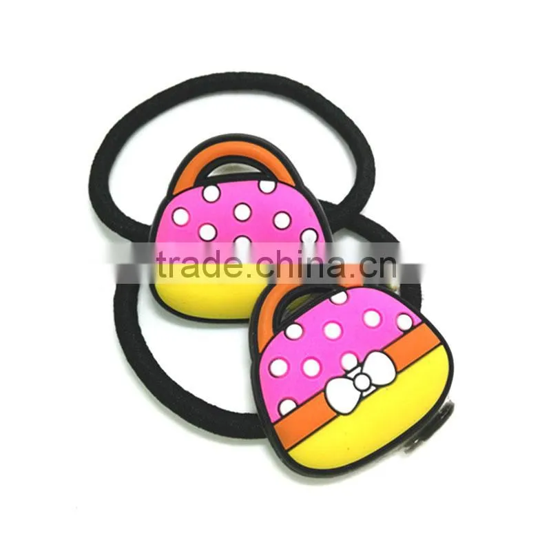 Kids lovely custom rubber printed elastic hair band for men