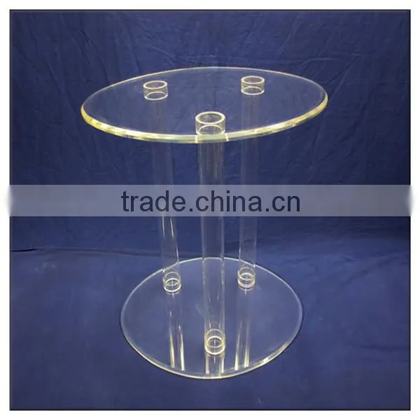 wholesale customized acrylic round table