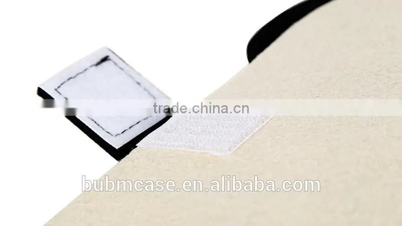 FASHION new arrive BUBM Black Color 9.7 inch Wool Felt Tablet Case Cute Cartoon Panda Bag