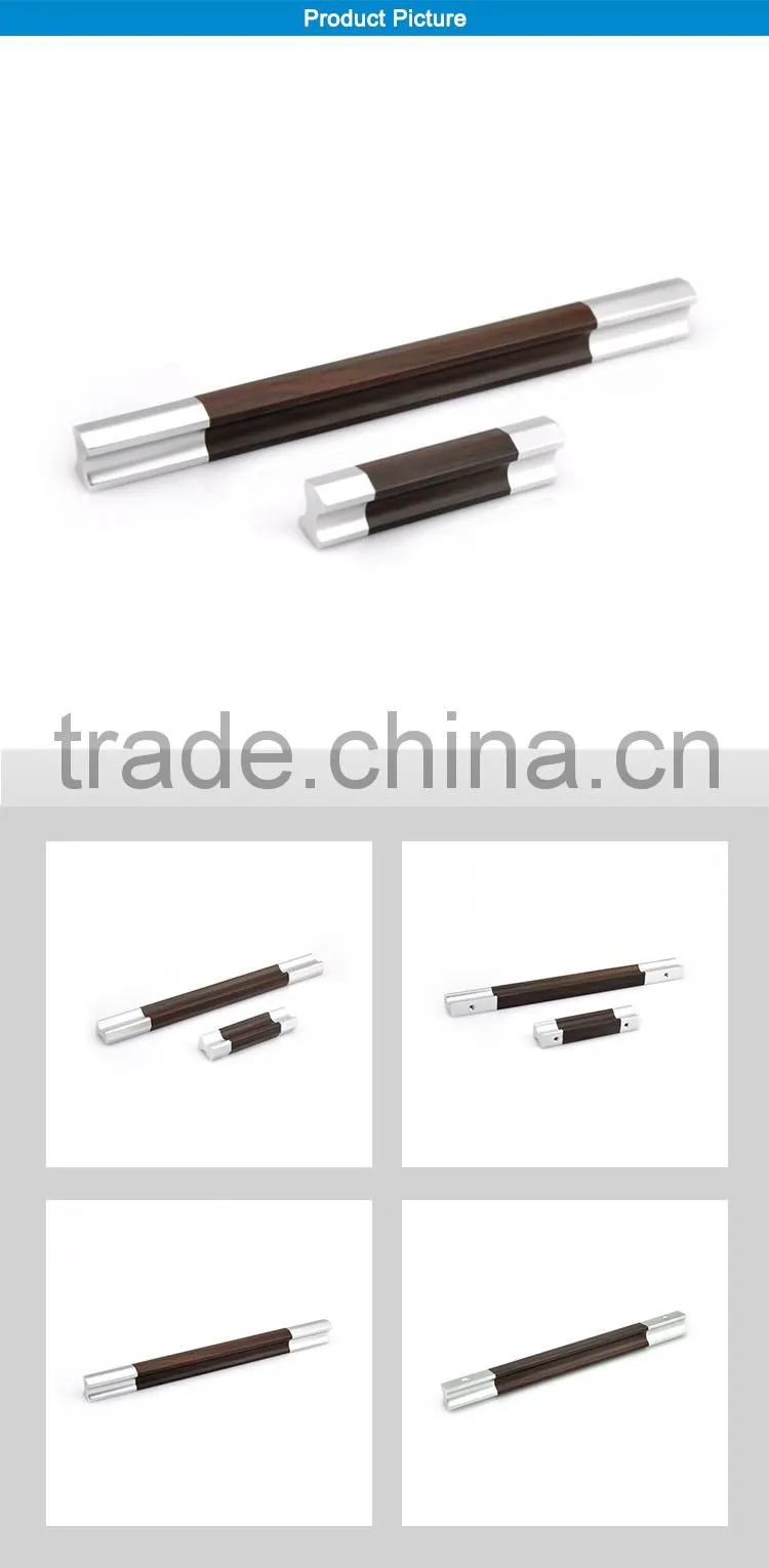 China new product factory price black wooden wardrobe handles