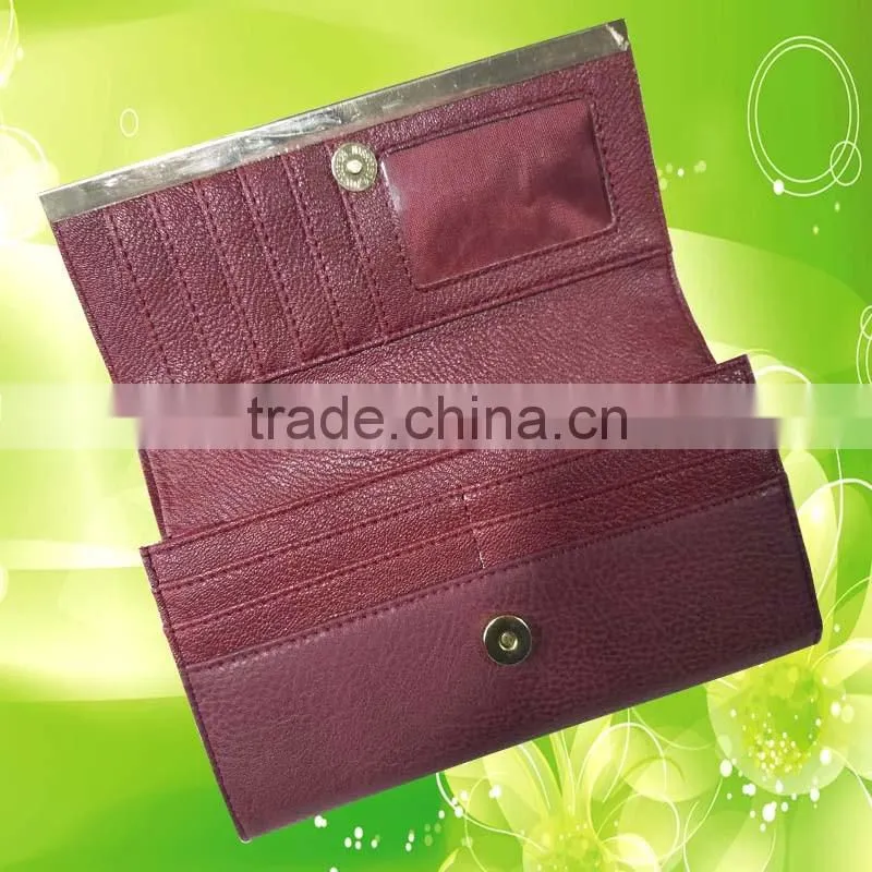 Good quality and fancy PU leather wallet for ladies or girls