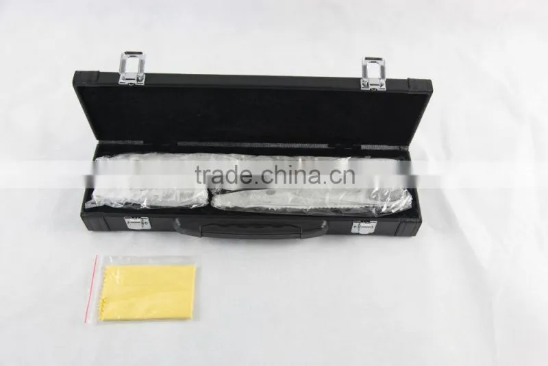 17 open holes flute silver plated