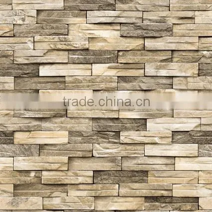 house decoration products brick design wallpaper/wall stickers home decor