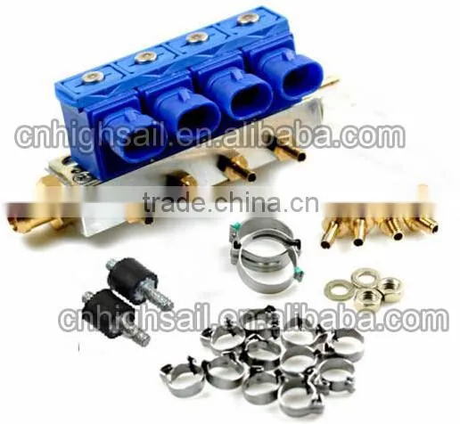 4-cylinder Super-light gas injector rail for OMVL Dream XXI system