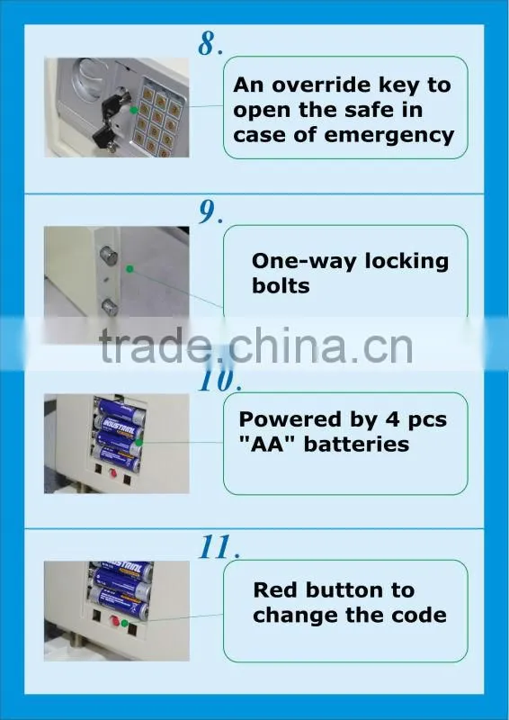 economic electronic house safe box