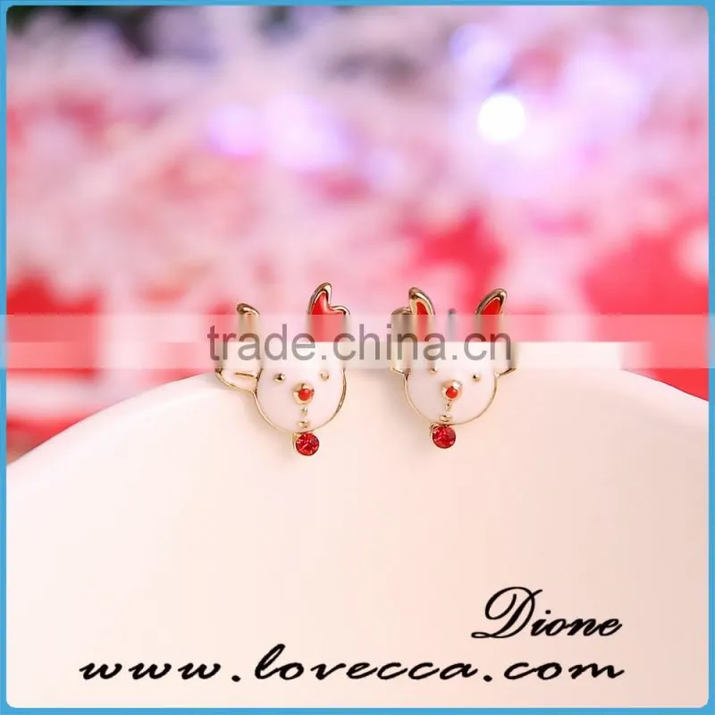 new 2016 latest Christmas deer design earring