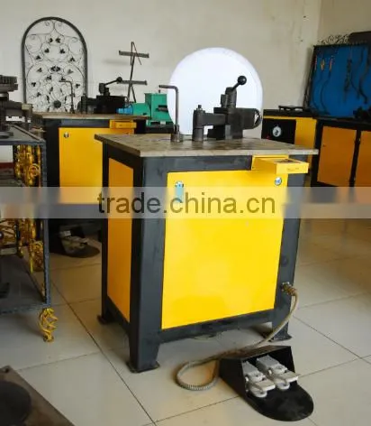 Ornamental iron making machine