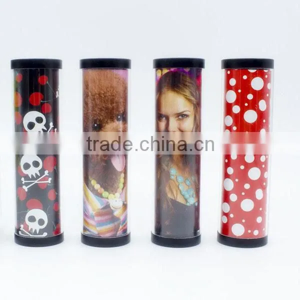 Power stick with insert color paper