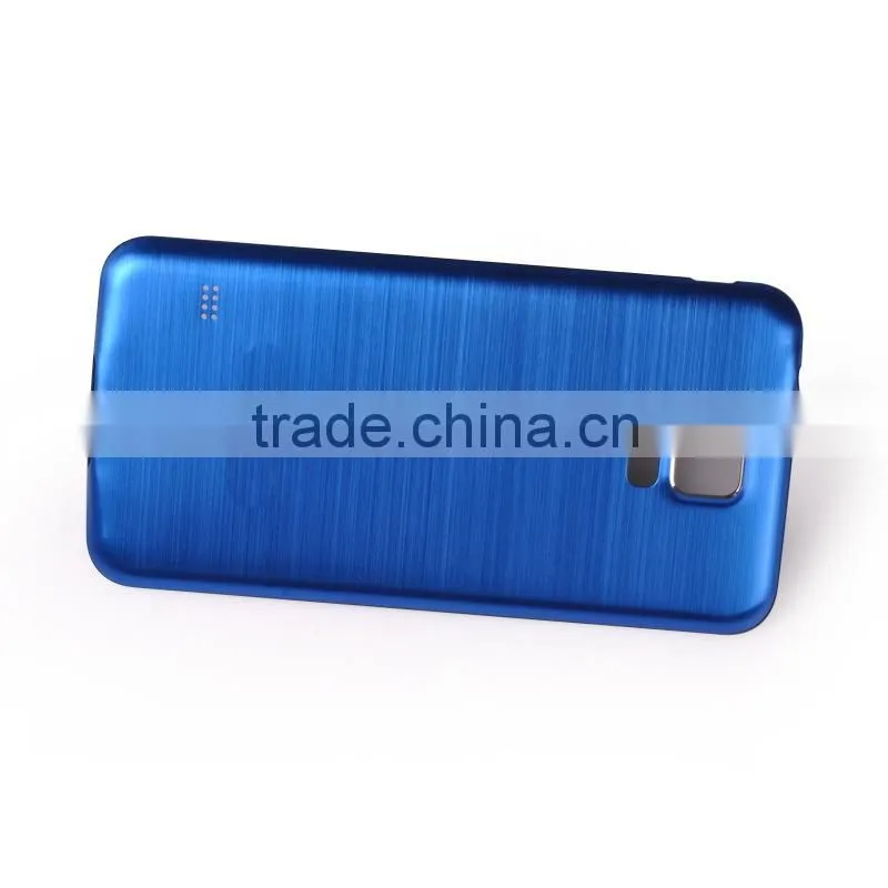 For Samsung Galaxy S5 i9600 Metal Brushed Battery Door Back Cover