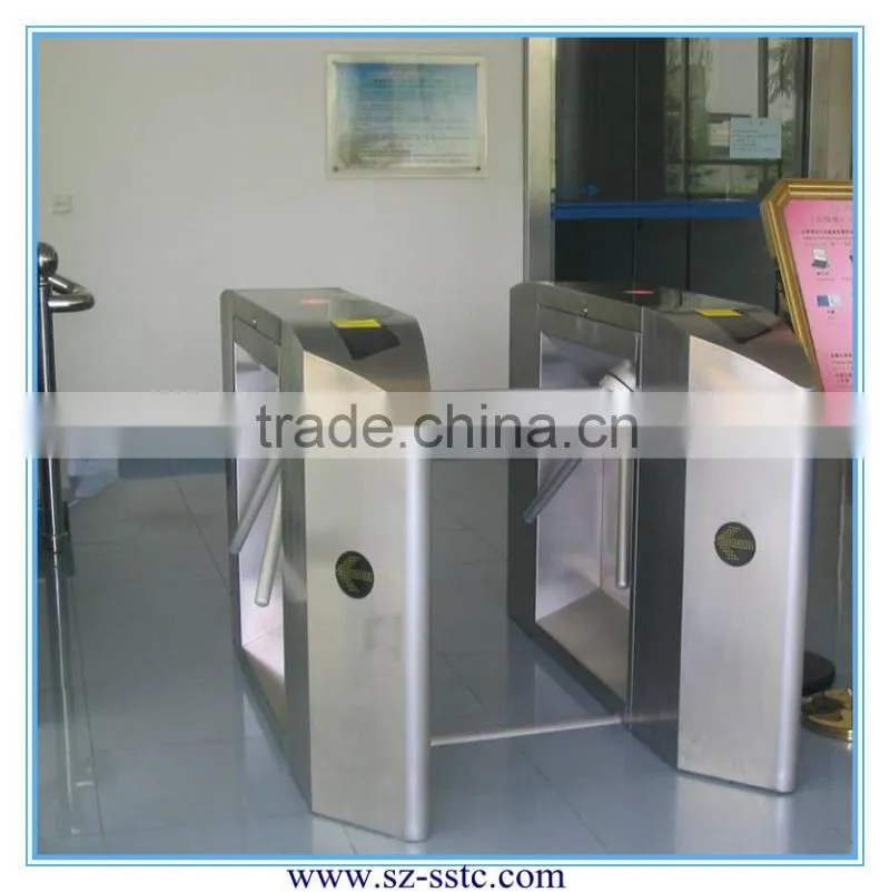Relay single interface stainless steel automatic turnstile barrier gate