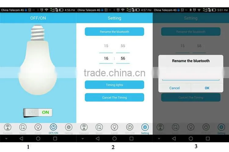 2015 new product smart led bulb bluetooth speaker