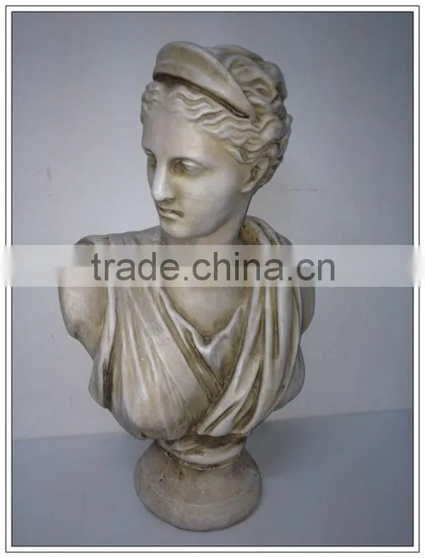 Garden decoration history famous statues, figurine bust