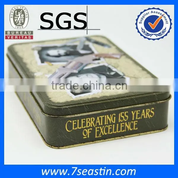 personalize metal tin box stash can