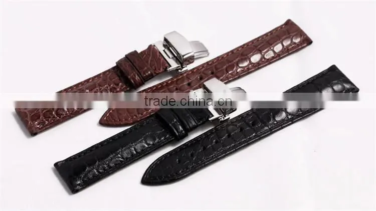 Luxury 100 % Alligator Handmade Leather Watch Strap for iWatch