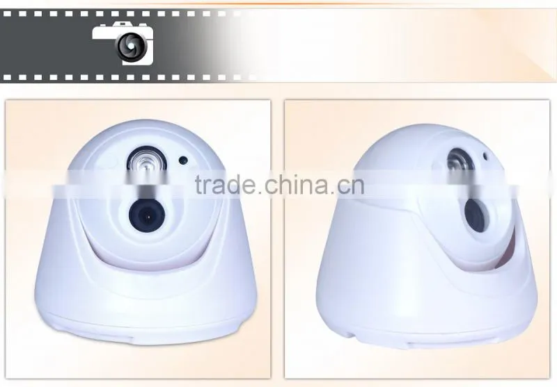 Tollar security plastic housing dome hd 720p 1MP Dome Surveillance array LED Camera