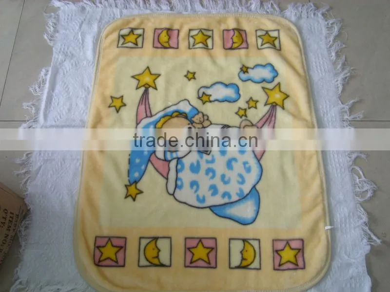 baby cheap blanket, soft blanket 100% acrylic, 80x110cm BC1088