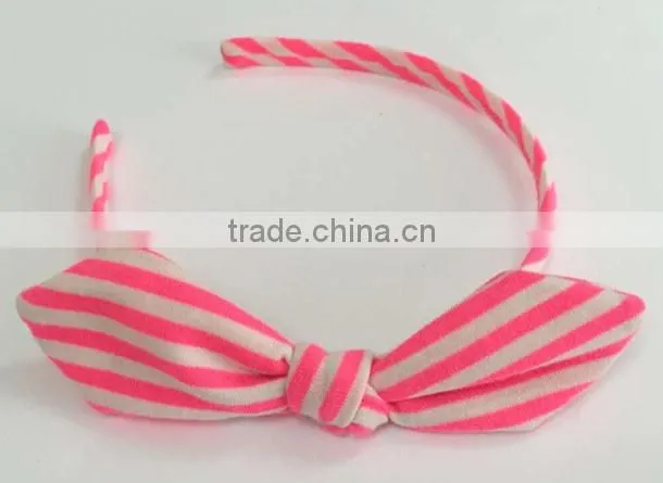 Newly bowknot hair band for woeman bow headband and fabric hair band