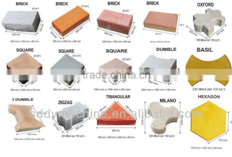 DY-150T hydraulic interlocking paving block machine / small interlock brick machine