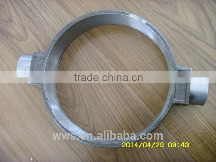 Hydraulic cylinder trunnion by casting and CNC machinig