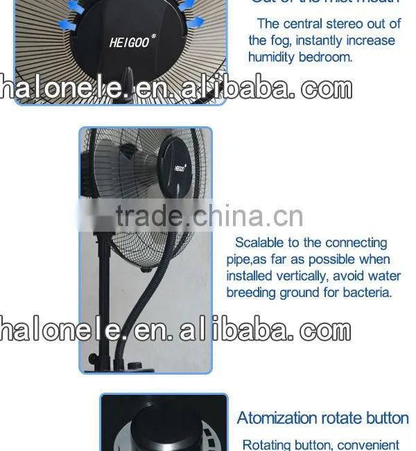 Timer & Anion Function Electric Mosquito Repellent Mist Cooling Fan