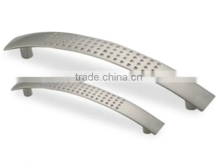 brush nickel finishing zinc furniture hardware kitchen cabinet hardware handle