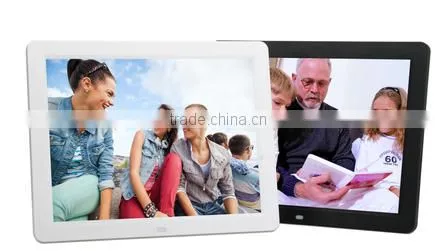 Black White 1280*800 12inch 16:9 Advertising Player with Remote Control