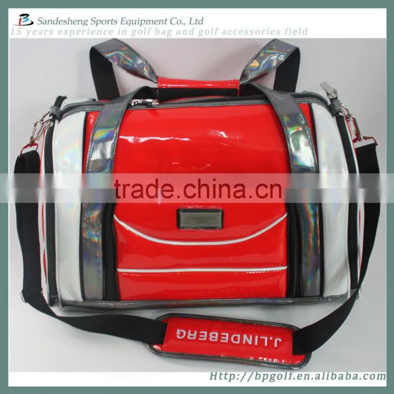 custom geniune leather duffle bags,boston golf clothes bag