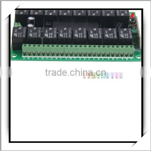 CDR-16L 314-433MHz 12V 16-Channel Wireless Remote Receiver Controller