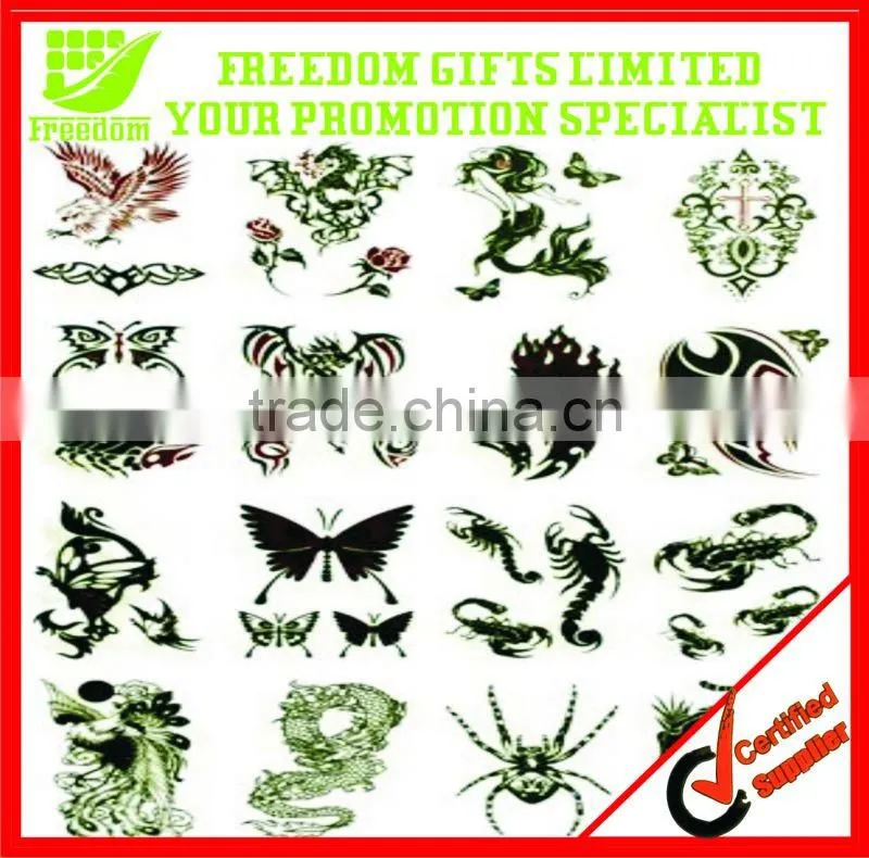 Beautiful Waterproof Customized Tattoo Sticker